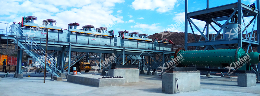 Cu-Pb-Zn flotation plant in Zambia